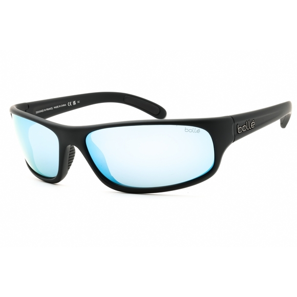 NWT Bolle ANACONDA-BS035002 Black Matte Sunglasses